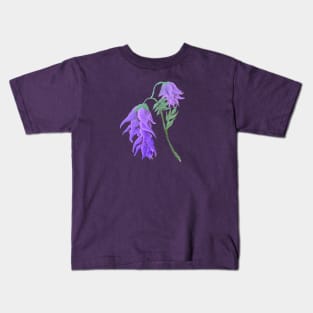 Painted Deathbell Flower Kids T-Shirt